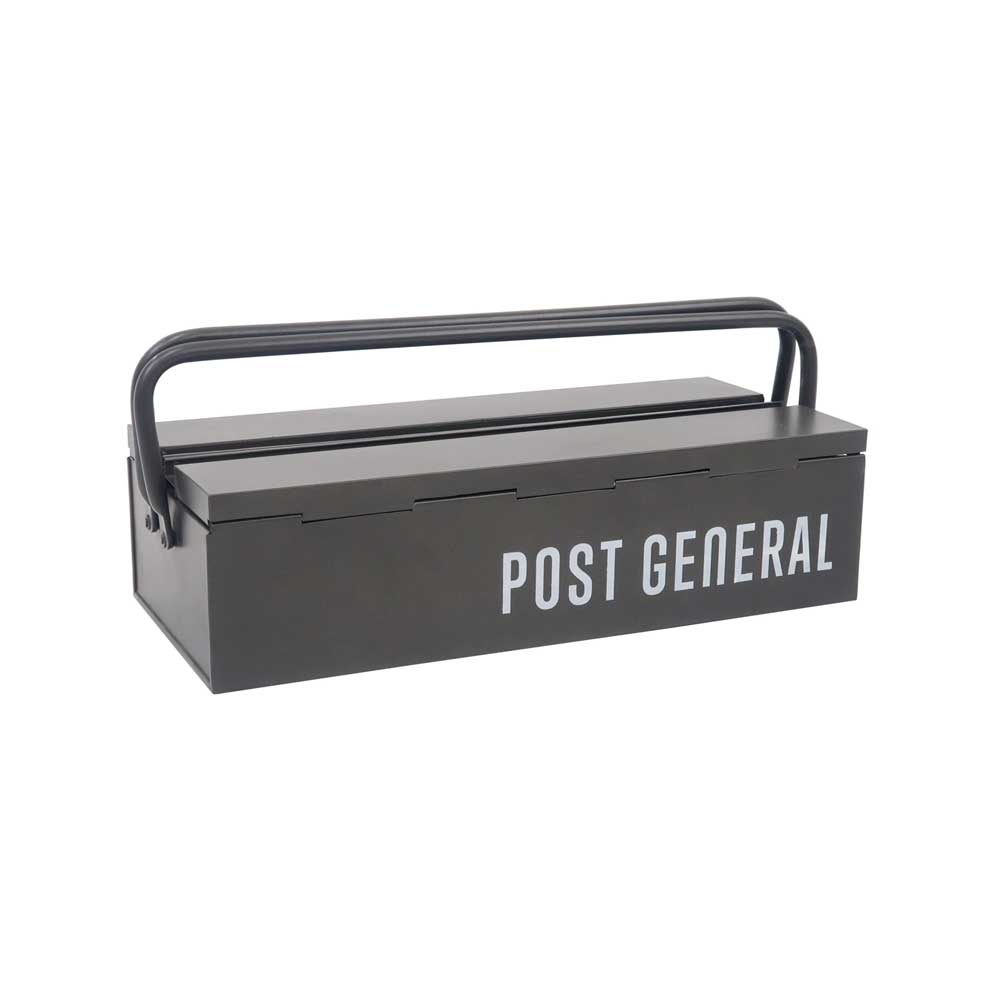 POST GENERAL STACKABLE TOOL BOX BLACK