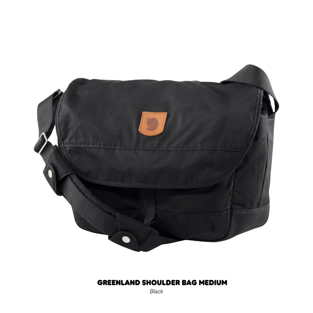 FJALLRAVEN GREENLAND SHOULDER BAG MEDIUM BLACK