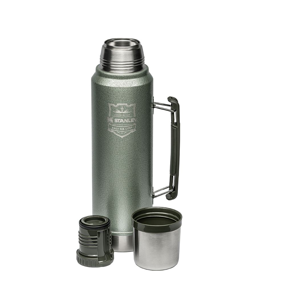 STANLEY Coffee Thermos Hot Liquid Stainless Steel 1.1 qt 1.0L Green