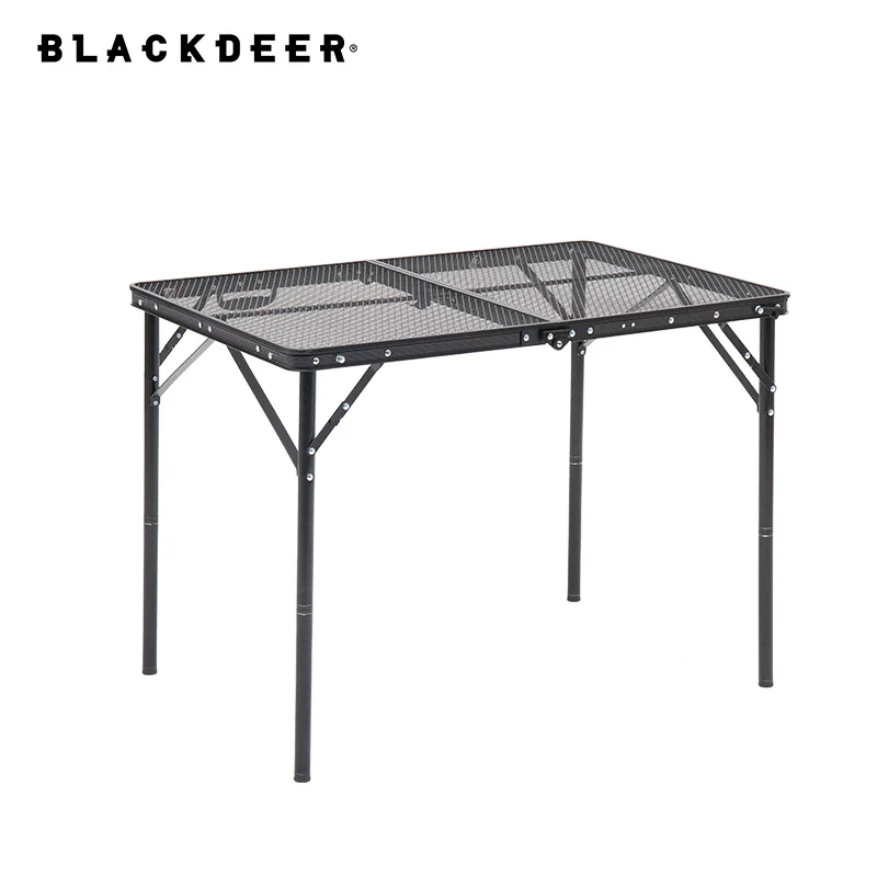 BLACKDEER IRON MESH FOLDING TABLE 90