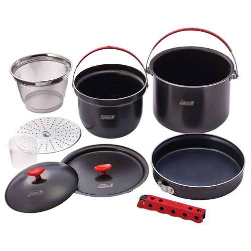 COLEMAN ALUMINUM COOKER COMBO