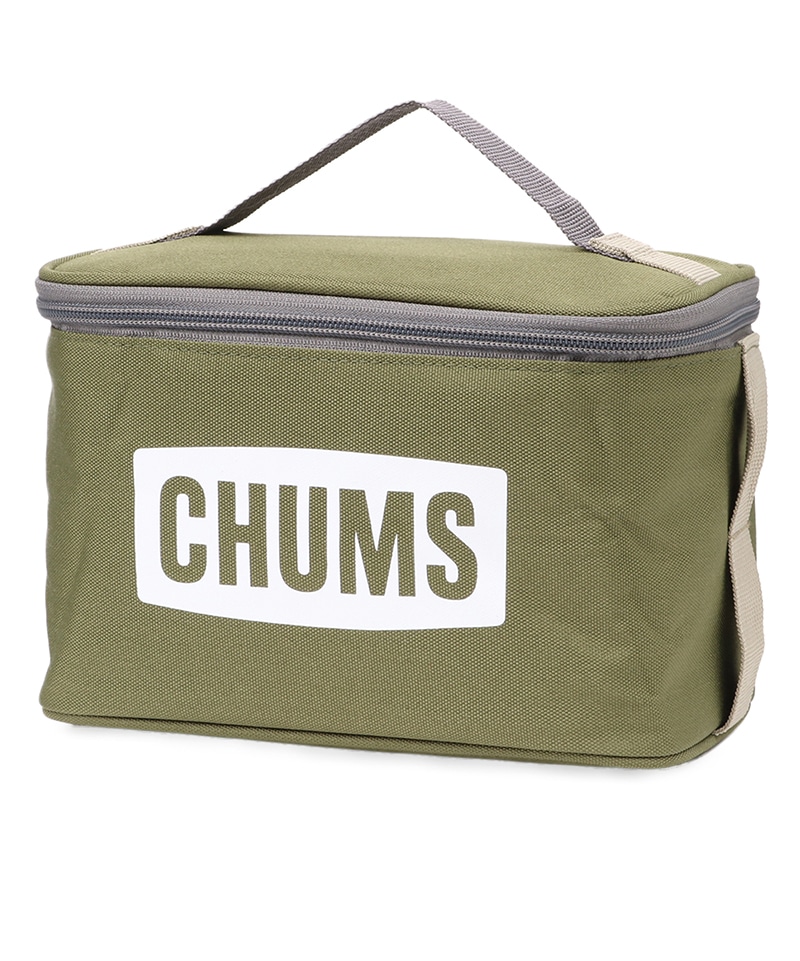 CHUMS LOGO SPICE CASE - KHAKI