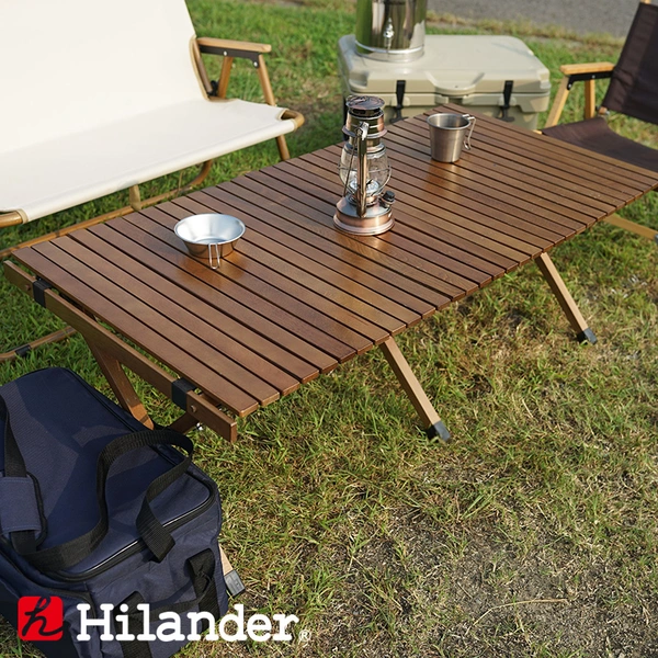 HILANDER WOOD ROLL TOP TABLE 120 (LIMITED)