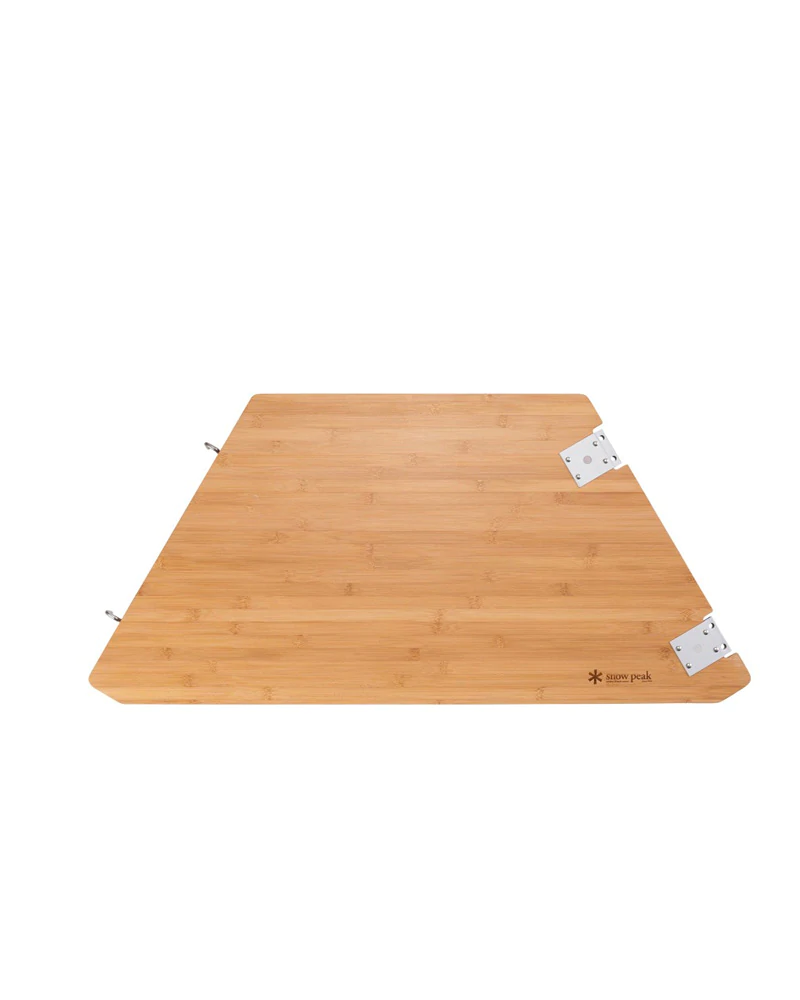 SNOW PEAK  IGT MULTIFUNCTION OPEN BAMBOO TABLE TOP RIGHT
