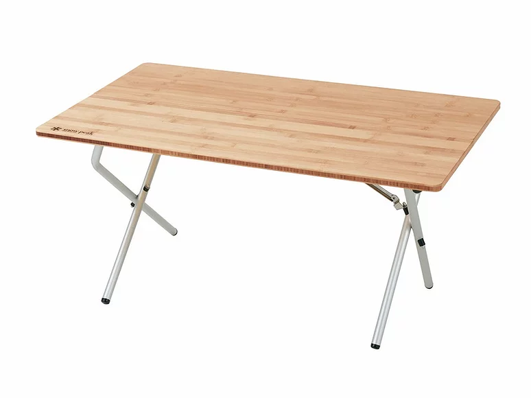 SNOW PEAK  SINGLE ACTION LOW TABLE BAMBOO (TR)