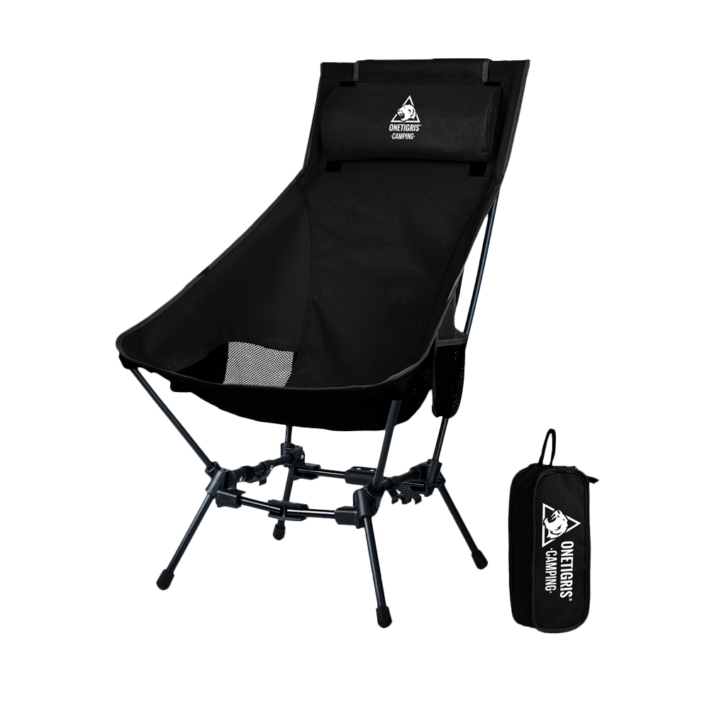 ONE TIGRIS DRAGONHIDE CAMPING CHAIR 06 (BLACK)