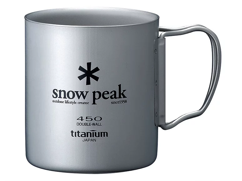 SNOW PEAK TITANIUM DOUBLE WALL CUP 450ML
