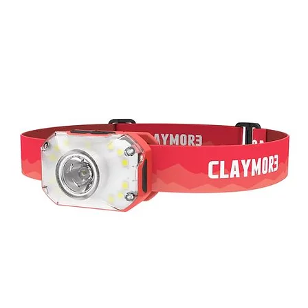 CLAYMORE HEADY 2 RECHARGEABLE HEADLAMP [RED]